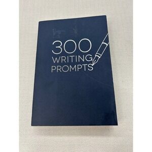 Piccadilly 300 Writing Prompts Guided Journal Navy Blue Paperback Creative